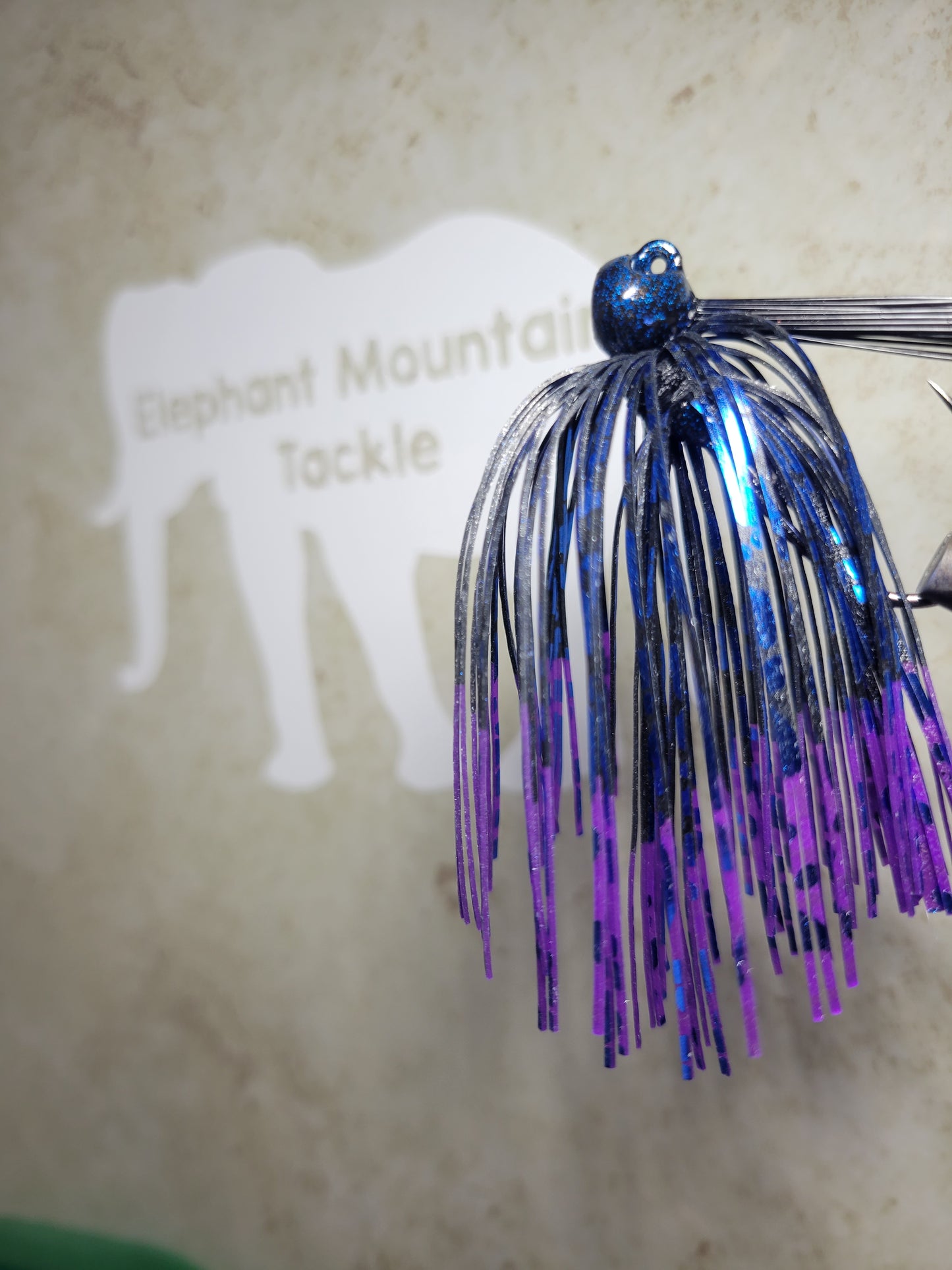 Black & Blue Junebug jig